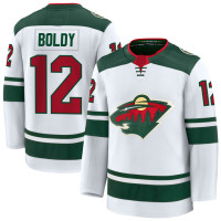 Youth Minnesota Wild #12 Matt Boldy Away Premium Green Jersey