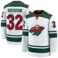Minnesota Wild #32 Filip Gustavsson Away Premium Green Jersey Minnesota Wild #32 Filip Gustavsson Away Premium Green Jersey