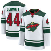 Youth Minnesota Wild #44 Travis Dermott Away Premium Green Jersey