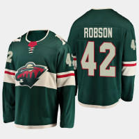 Men's Minnesota Wild Mat Robson 2019 Home Breakaway Player Green Jersey Men's Minnesota Wild Mat Robson 2019 Home Breakaway Player Green Jersey