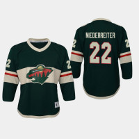 Nino Niederreiter Wild Green Replica Home Player Preschool Jersey