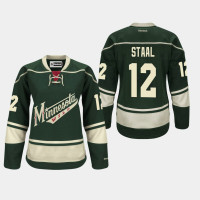 Women's Minnesota Wild #12 Eric Staal Alternate Premier Green Jersey