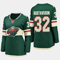 Minnesota Wild Filip Gustavsson #32 Green Home Breakaway Player 2022 Jersey Women