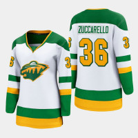 Women Minnesota Wild Mats Zuccarello #36 2021 Special Edition White Jersey