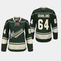 Women's Minnesota Wild #64 Mikael Granlund Alternate Premier Green Jersey