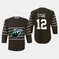 Youth Wild Eric Staal #12 2020 All-Star Game Premier Player Jersey Gray
