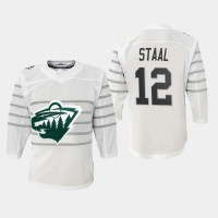 Youth Wild Eric Staal #12 2020 All-Star Game Premier Player Jersey White