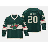 Youth Minnesota Wild Ryan Suter #20 Replica Player Home Red Jersey